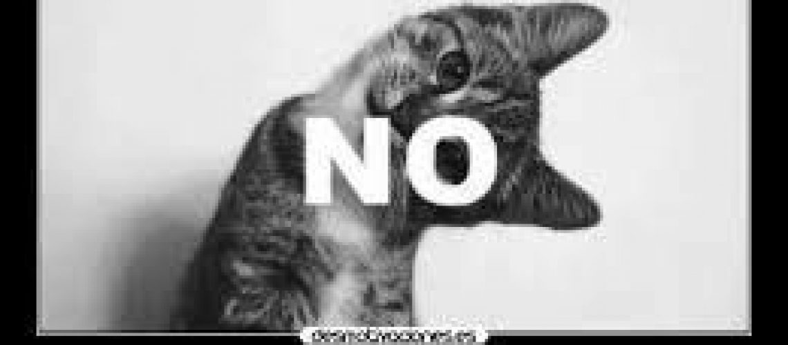 No saber decir No